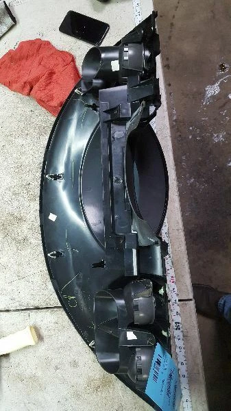 Cuadro de instrumentos Mercury Cougar 1999 00 01 02 tablero envolvente velocímetro bisel Foto 3 de 4