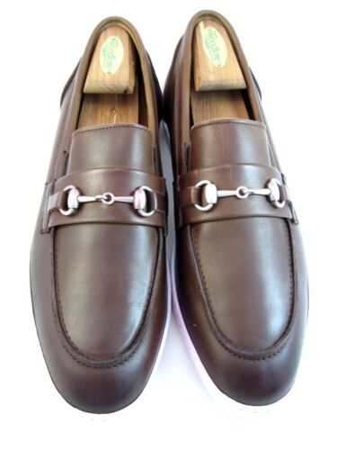 NEW Allen Edmonds "RANDOLPH" BIT Penny Loafer Dress Sneakers 9.5 D Mahogany(371N - Picture 1 of 15