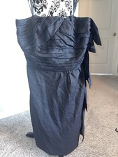 NWT VINTAGE Y2KBCBGeneration Assymetics Tier Strapless Party Dress Sz 6 SOLDOUT