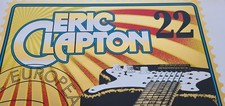 Eric Clapton Poster Europe 2022 Tour