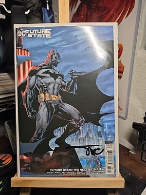 FUTURE STATE THE NEXT BATMAN 4 SIGNED BY ALEX SINCLAIR  COA COVER JIM LEE SCOTT.