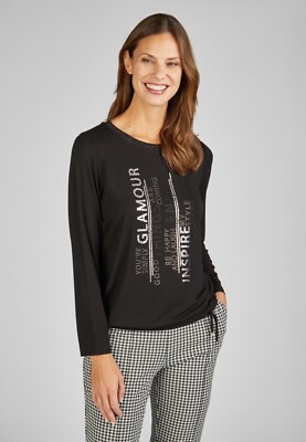 Rabe  Langarm Shirt Art.:51-132300  Schwarz Gr. 48,50  VP 69,99  