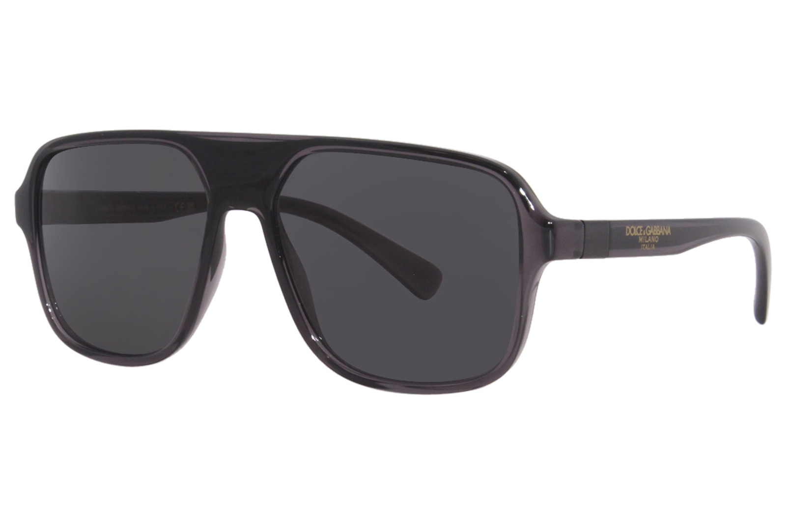 Dolce & Gabbana DG6134 325787 Sunglasses Men's Trans Grey/Black/Dark
