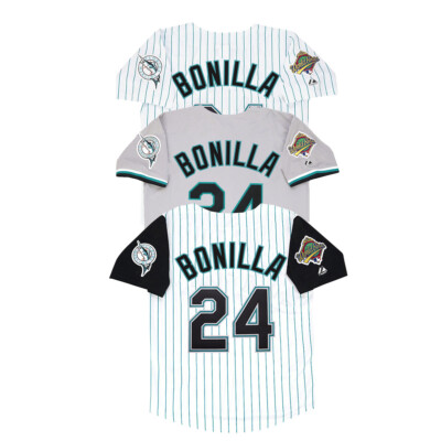 Bobby Bonilla 1997 Florida Marlins Home Road Alt World Series Jersey Men's S-3XL
