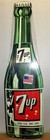 Great 7-UP Bottle Sign, Heavy Steel, Porcelain Look and Feel, 30" Tall — photo 1