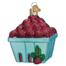Old World Christmas - Carton Of Raspberries Ornament - 28139