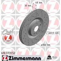 2X Zimmermann Sport Z Bremsscheibe 610.3731.52