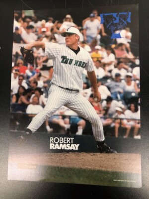 Robert Ramsay Trenton Thunder Large Photo Card Poster Insert Red Sox Seattle