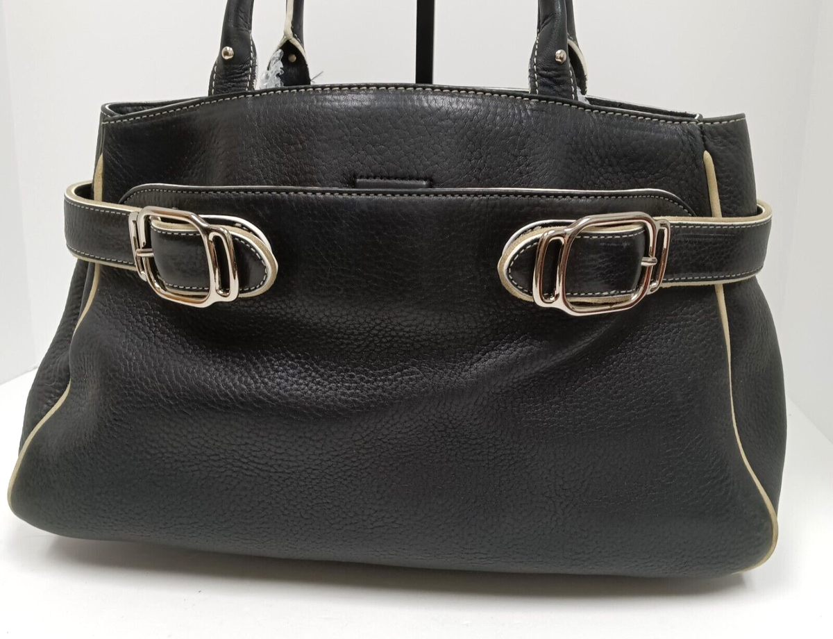 COLE HAAN バッグ　ブラックポーチ Grand Ambition Side-Cinch Satchel in Black | Cole Haan