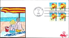 #2443 Beach Umbrella B Line FDC (29319902443001)