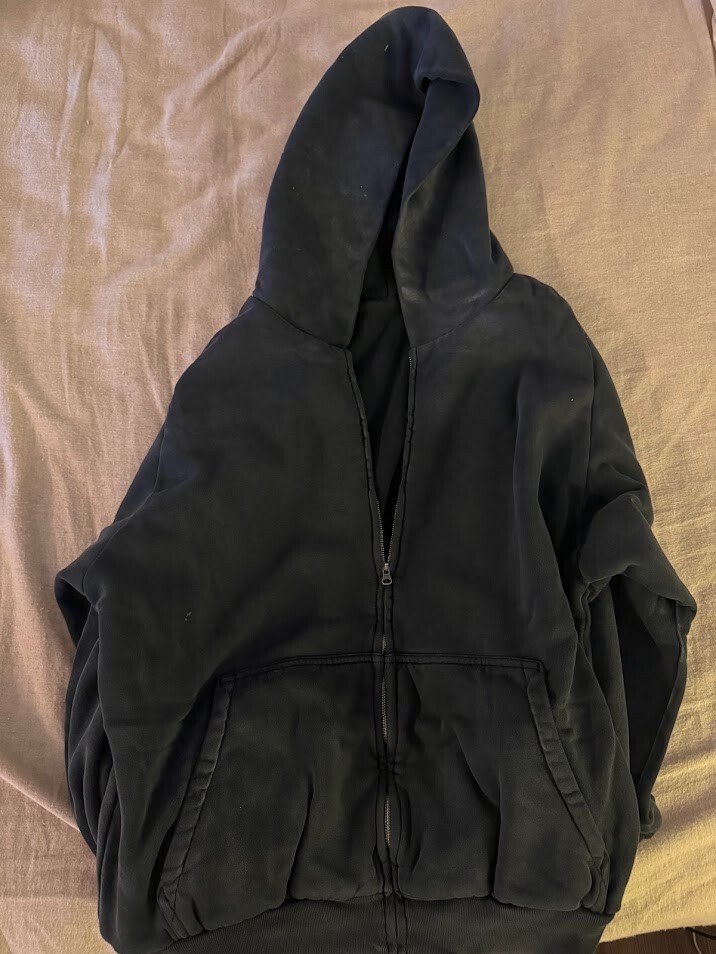 トップス YEEZY GAP BALENCIAGA ZIP UP HOODIE XS Yeezy Gap Balenciaga H14 Zip Up Poetic Black Medium | eBay