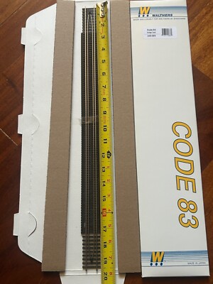 BRIDGE TRACK with GUARDRAILS & RERAILER - 19.6 inch CODE 83 NS Rail HO SCALE NEW
