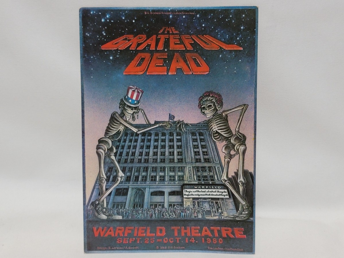 GRATEFUL DEAD 1980 ポスターDead Set