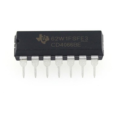 10PCS NEW CD4066 TI DIP-14 CMOS QUAD BILATERAL SWITCH NEW IC