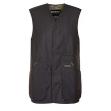NEW - Official Barbour Alwinton Waxed Gilet Olive