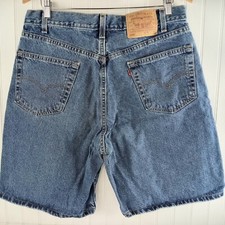 Vintage Levis 550 Denim Shorts Mens 36 Made In USA