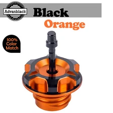 Axion Billet Aluminum Fuel Tank Gas Cap with Vent Hose Fits Softail & Harley