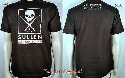 Sullen Clothing Driven Since 2001 Skull Scary Punk Goth Tattoo T Shirt S-5Xl