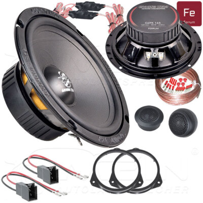 GROUND ZERO LAUTSPRECHER für OPEL ASTRA H 2004-2010 Front Vorn 2-Wege 150W #B0VH