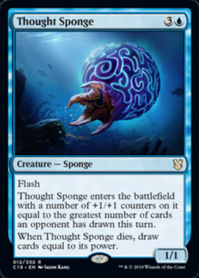 x1 Thought Sponge R MTG Commander 2019 M/NM, English