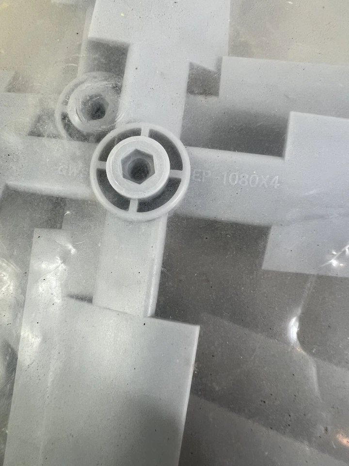 (2) RC Airplane Propeller GWS 10x8 4 Blade EP1080X4 New Old Stock Rare Grey - Image 3 of 4