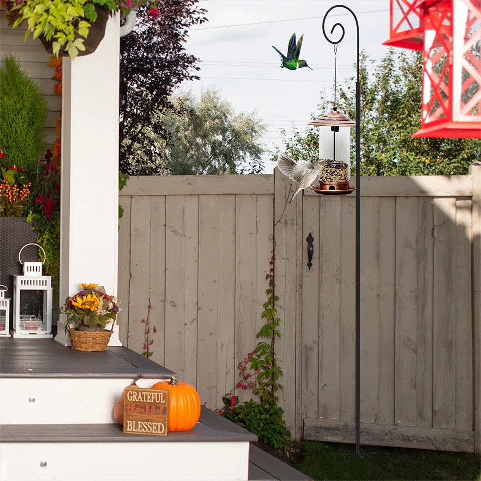 Garten Schäferhaken 2x 190 Gartenstecker Gartenstab Hirtenhaken Laternenhalter - Bild 3 von 4