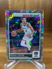 Nicolas Claxton 2023-24 Panini Premium Stock Base Cracked Ice Parallel #259 Nets
