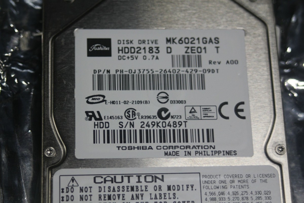Toshiba Hard Drive HDD2183 MKB021GAS | eBay Toshiba Hard Drive HDD2183 MKB021GAS | eBay