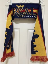 Real Salt Lake Football Club Soccer Scarf 65” with fringe
