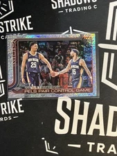 25-26 Topps Pels Pair Control Game Silver Shimmer Parallel