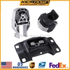 3x 3238 Rear&Front Engine Mount&Trans Mount Kit for Ford Focus 2.0L 12-18 3214