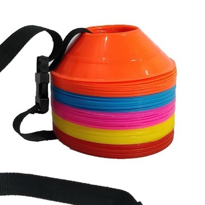 ND Sports Mini Kegel mit Gurt - für Agility Fußarbeit, Fußballtraining
