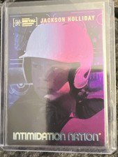 2022 Skybox Metal Universe  Intimidation Nation Jackson Holliday Balt Orioles