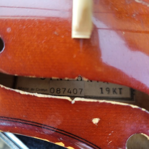 Knilling Sinfonia 3/4 Violin 19KT With Hard Case & Bow - Picture 14 of 16