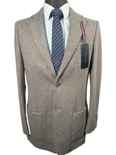 New TOMMY HILFIGER Mens Brown Wool STRETCH SLIM FIT Sport Coat Blazer Jacket 38R