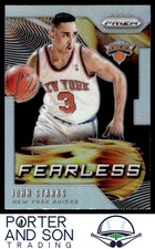 John Starks Fearless Silver 2019-20 Panini Prizm #8 New York Knicks Basketball