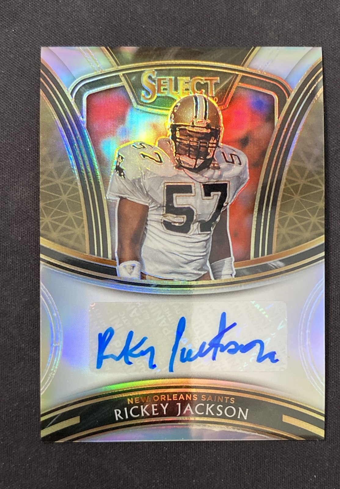 2020 Panini Select - Select Signatures Rickey Jackson #SS-RJA Prizm