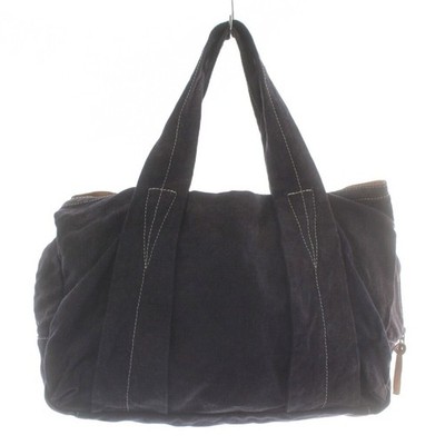 Wise Y'S Tote Bag Hand Hemp Linen Stitching Navy/Xz Gy03 Ladies | eBay