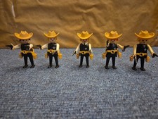 Playmobil  Western  Figuren Sammlung  5 mal Sheriff  