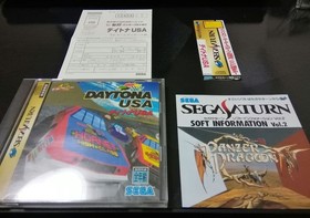 Daytona USA Sega Saturn Complete w/ Spine Card NTSC-J Japanese Version