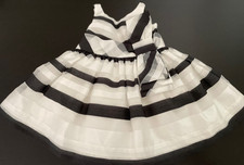 JANIE AND JACK Special Occasion Organza Petticoat Stripe Dress 3-6 Months