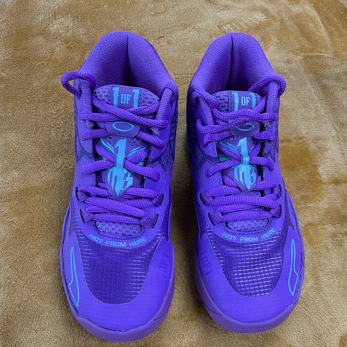 Puma Basketball Shoes Youth Purple US Size 4.5 EUR 36 Model 37168886-10