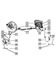 Genuine Mopar Banjo Bolt MR249625