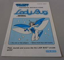 Notice en anglais pour jeu Colecovision "Lady Bug" (n°1219S)