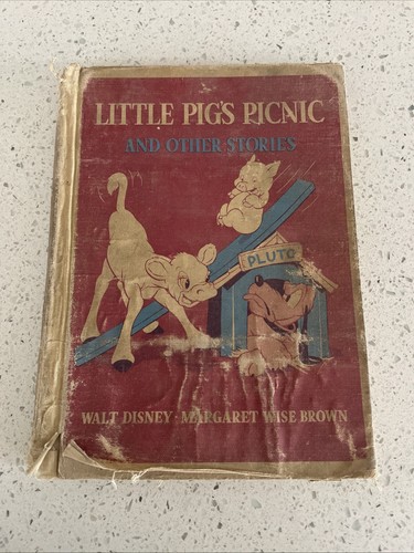 Walt Disney Little Pigs Picnic and Other Stories 1939 Margaret Brown