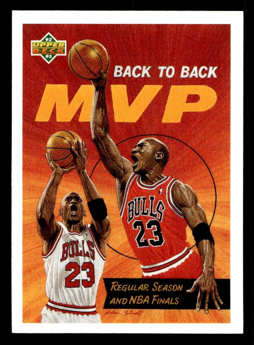 Michael Jordan Basketball 1992-93 Season Sports Trading Card