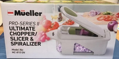 Mueller Pro-Series All-in-One, 8 Blade Ultimate Chopper/Slicer  & Spiralizer