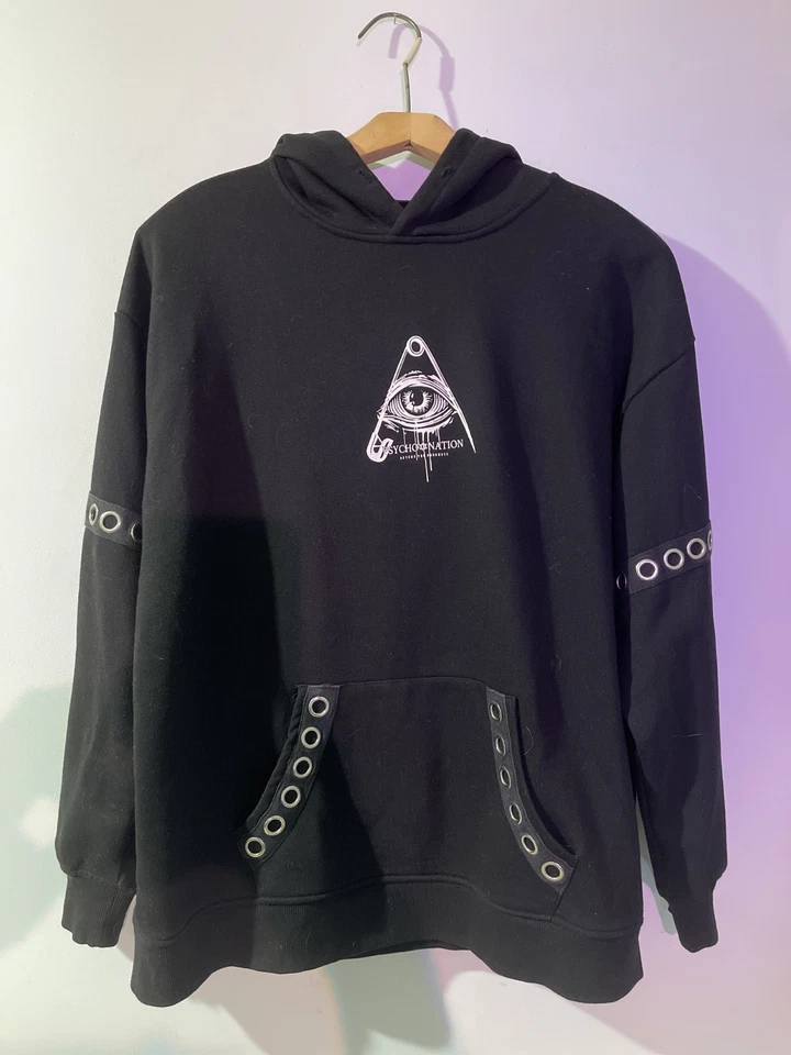 hoodies men M Y2K Psycho Natiion - Image 3 of 3