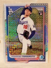2024 Yoshinobu Yamamoto ROOKIE #36  Mojo Refractor  Bowman  Mega Box Chrome    B