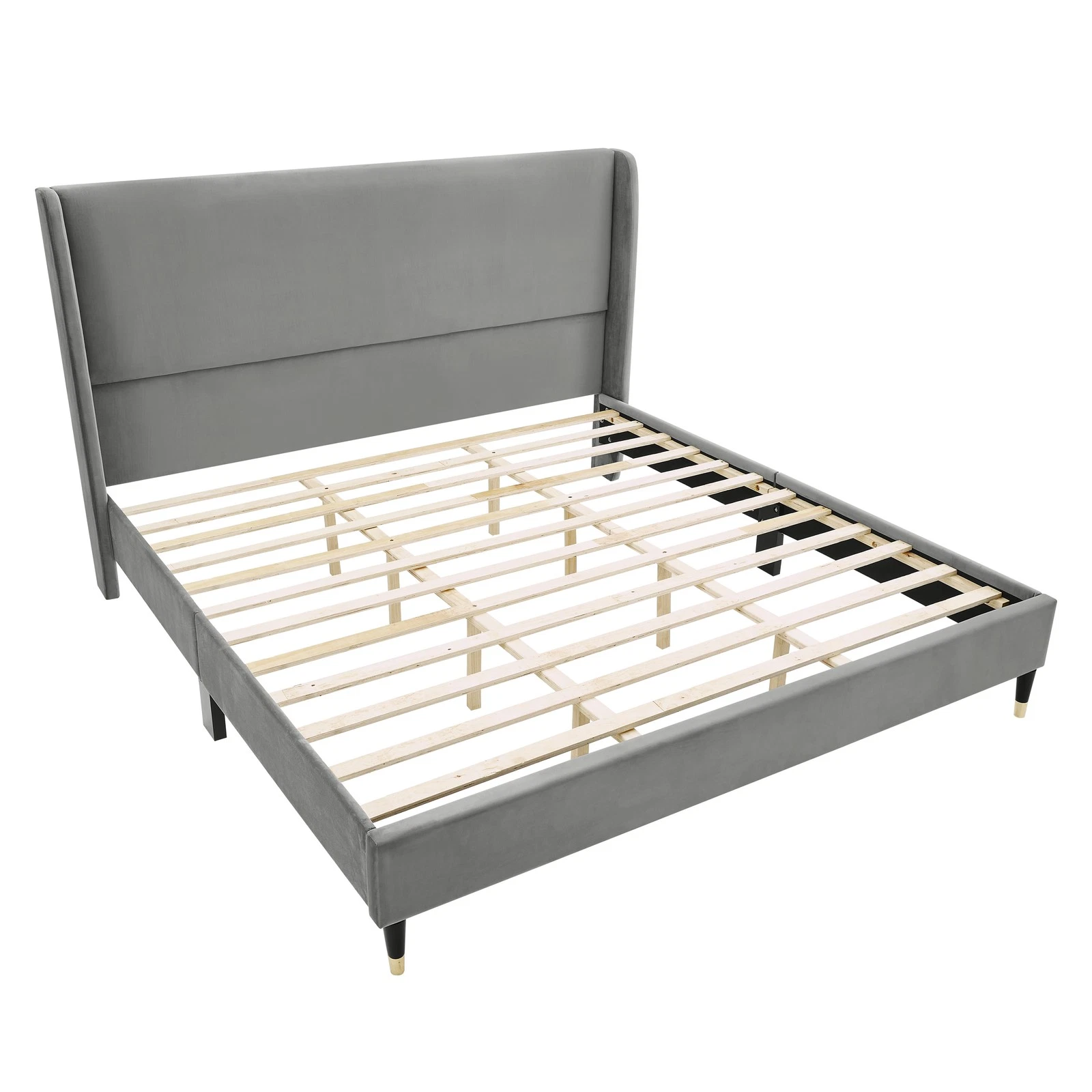 Rozitta Wingback Platform Bed